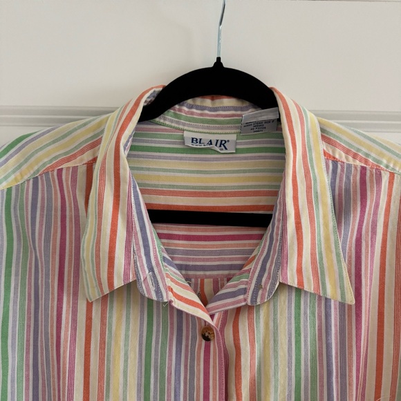 Multicolor Striped Button up - Picture 2 of 6